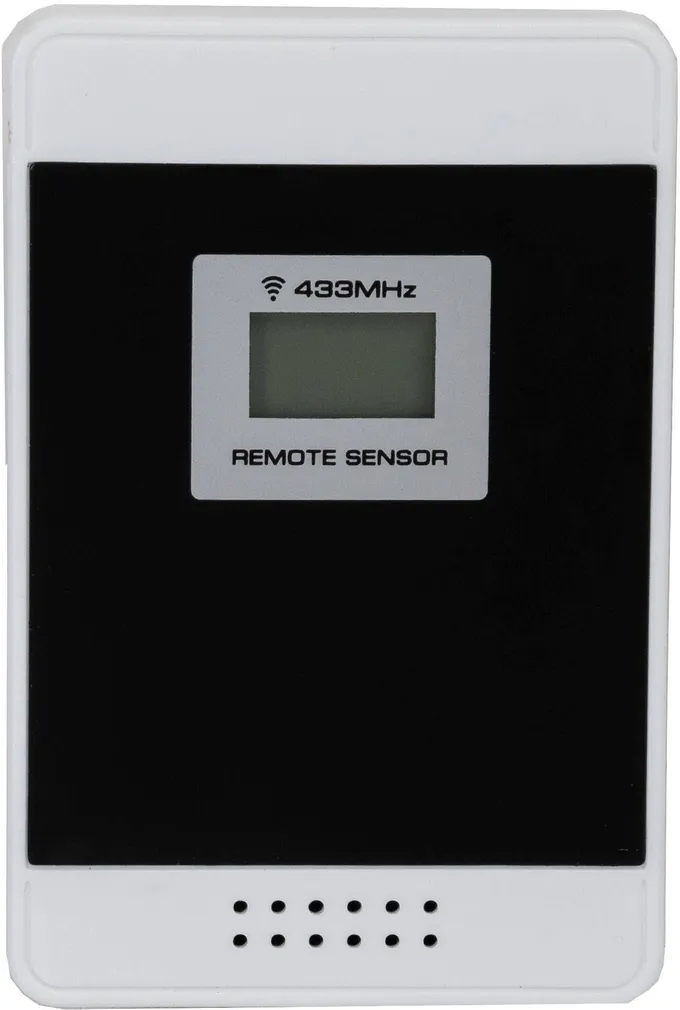 SISE-JA VÄLISTERMOMEETER DIGITAALNE JUHTMEVABA KELLAGA VALGE