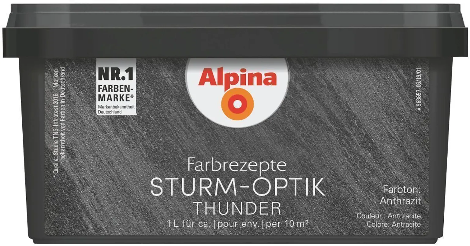 DEKORATIIVVÄRV ALPINA STURM-OPTIK 1L ANTRATSIIT