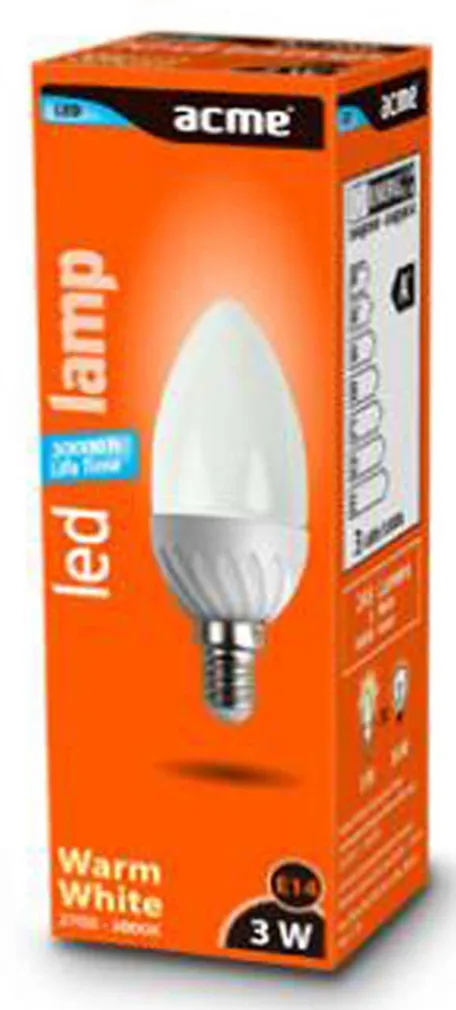 LED LAMP 3W E14 CANDLE ACME