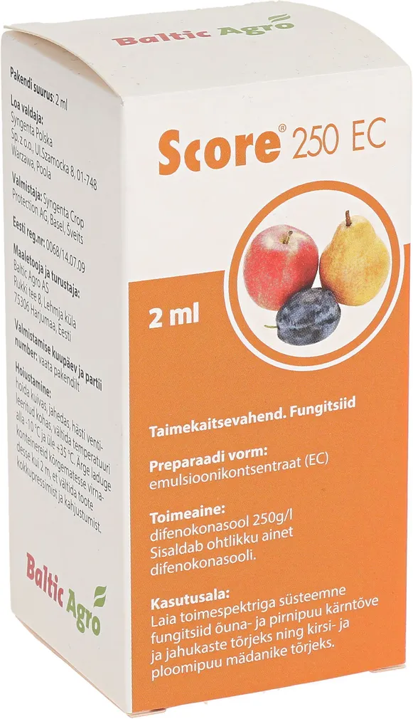 SCORE 250 EC BALTIC AGRO 2ML