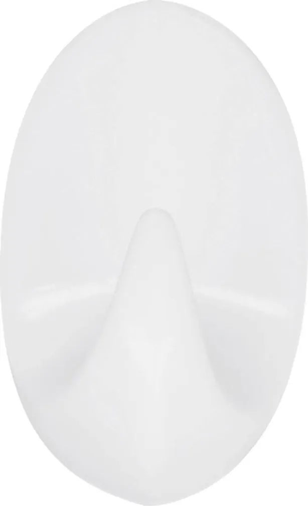 NAGI OVAALNE 42X26X22MM VALGE 3TK KLEEBITAV