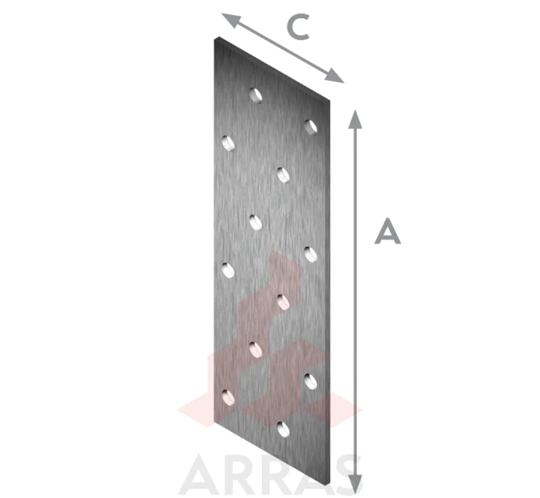 NAELUTUSPLAAT 100X200X2,0 ROOSTEVABA A2