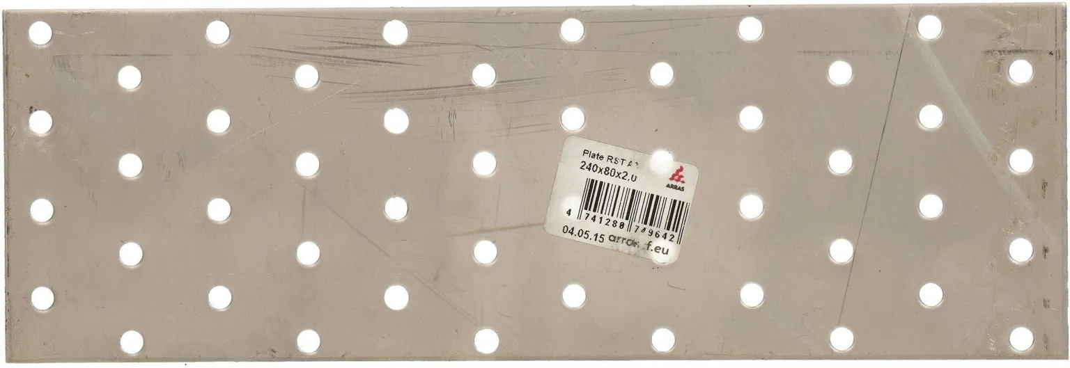 NAELUTUSPLAAT 80X240X2,0 ROOSTEVABA A2