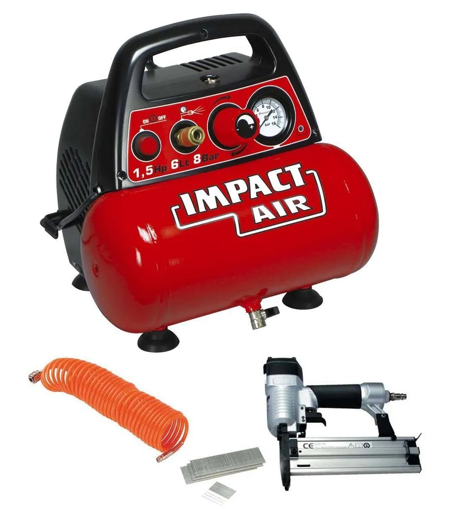 KOMPRESSOR NAELAPÜSTOLIGA 6L 180L/MIN