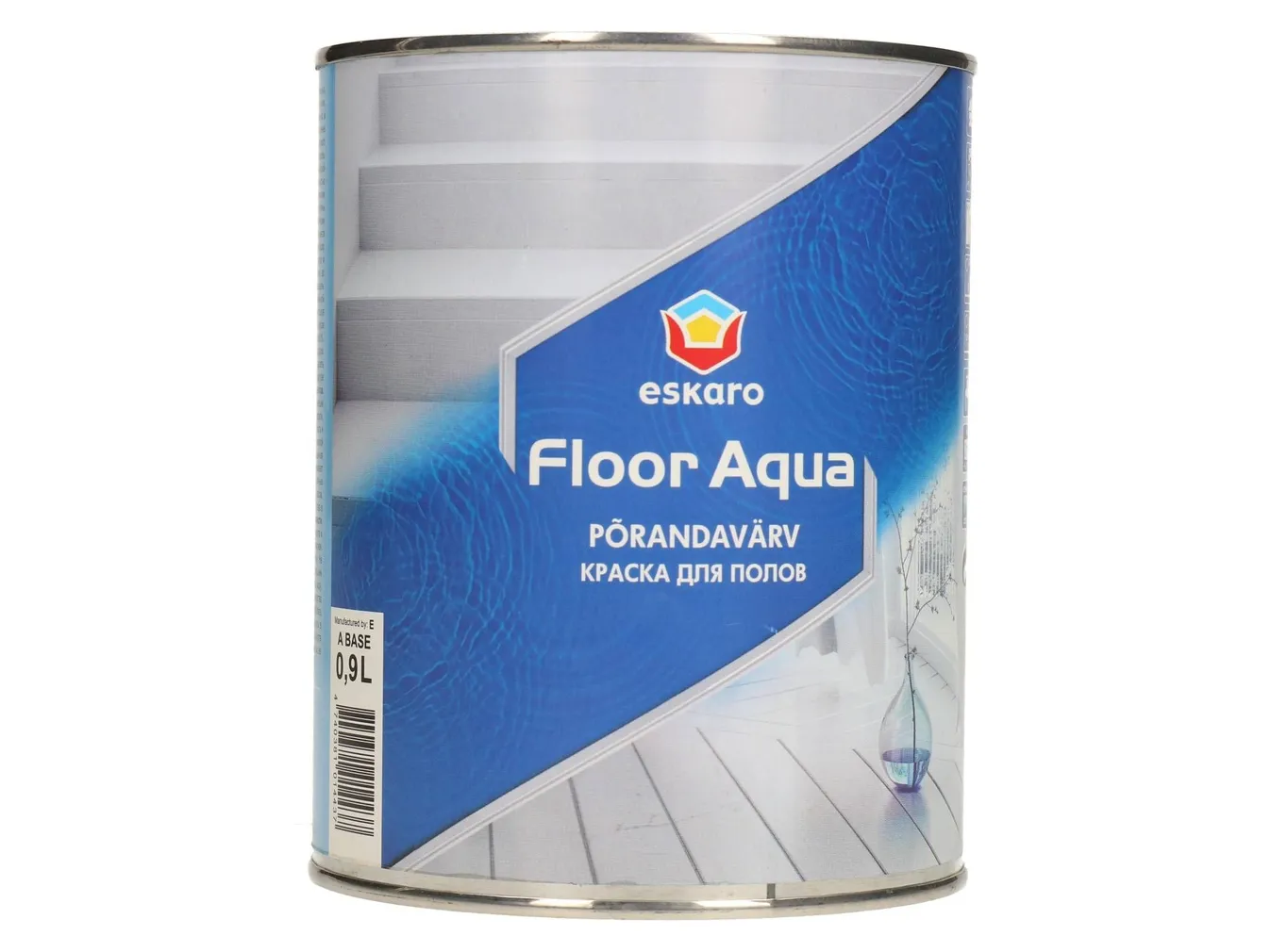 PÕRANDAVÄRV ESKARO FLOOR AQUA 0,9L VALGE LÄIKIV