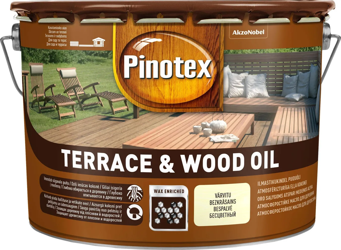PUIDUÕLI PINOTEX TERRACE & WOOD OIL 10L VÄRVITU