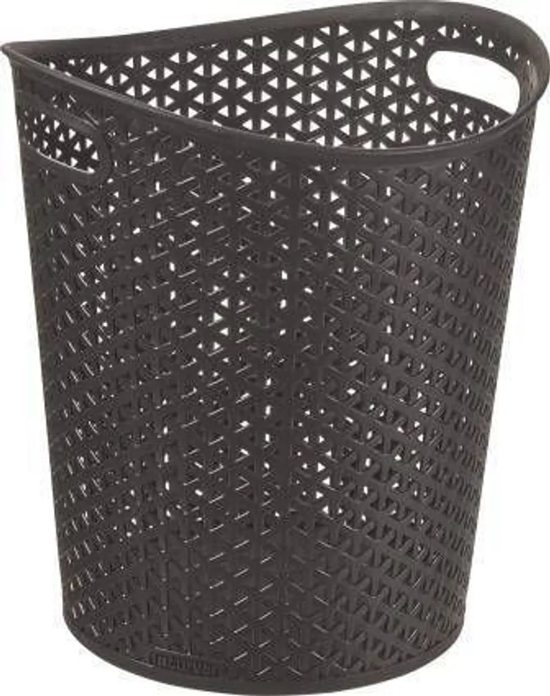 PABERIKORV MY STYLE 13L Ø29X33CM MUST PLASTIK