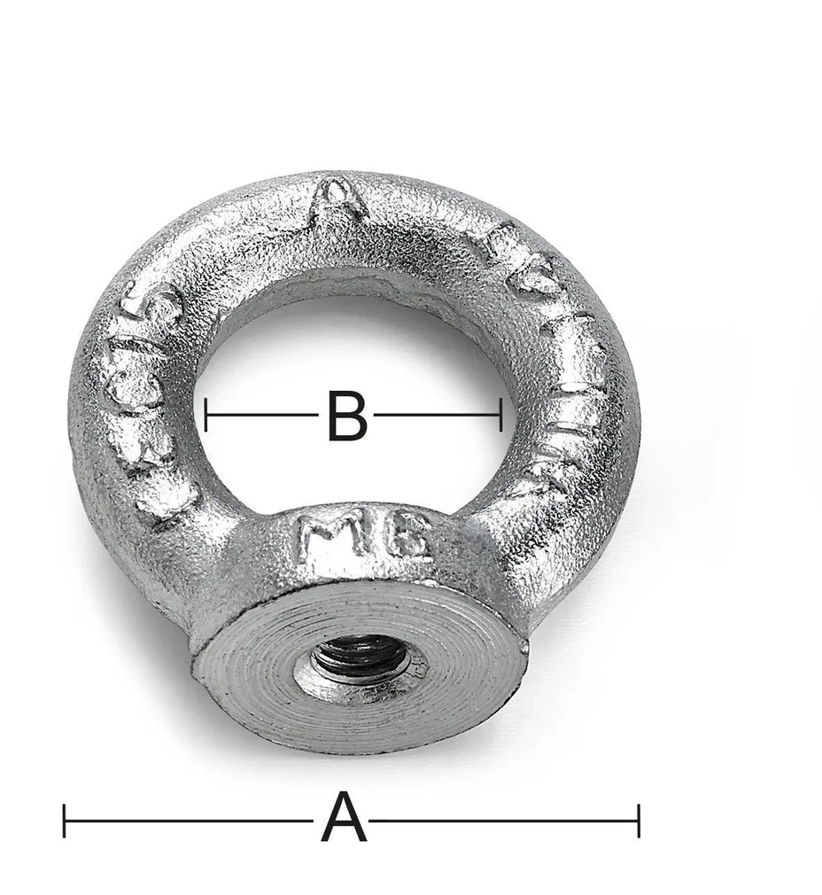 RÕNGASMUTTER 582 M16 TERAS/ZN