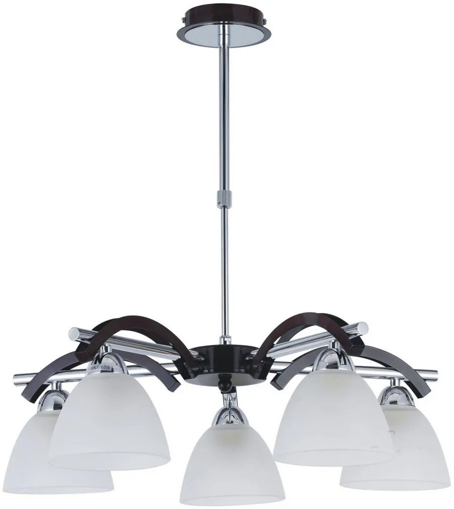 LAELAMP PINXDISAIN SERENA 5 KROOM+WENGE E14X5