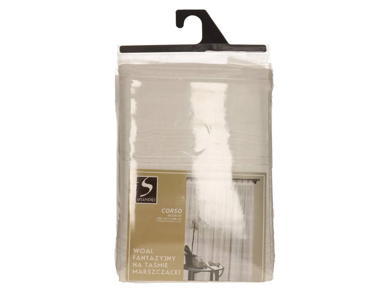 KARDIN SPLENDID CORSO KARDINAPAELAGA 290X280CM VALGE POOLPIMENDAV