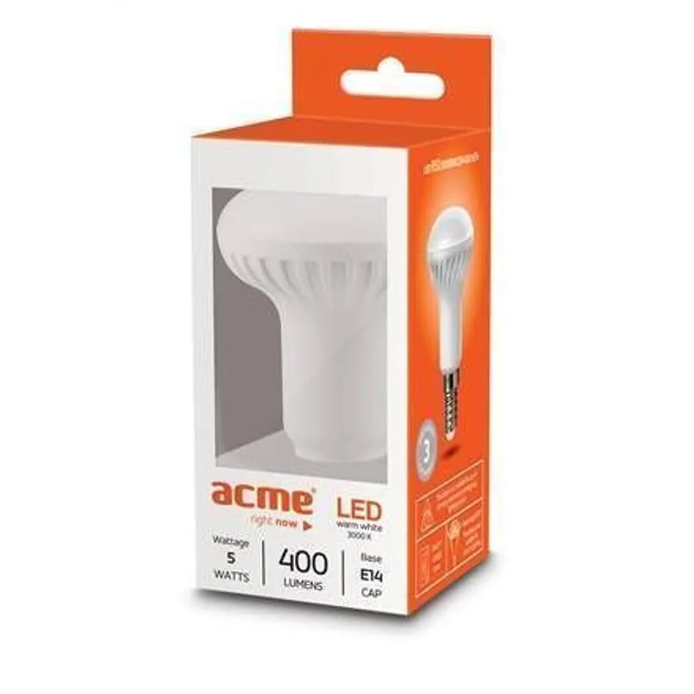 LEDLAMP 5W E14 R50 2700K 375LM ACME