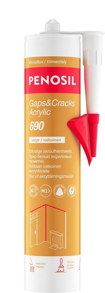 HERMEETIK PENOSIL GAPS & CRACKS 310ML VALGE