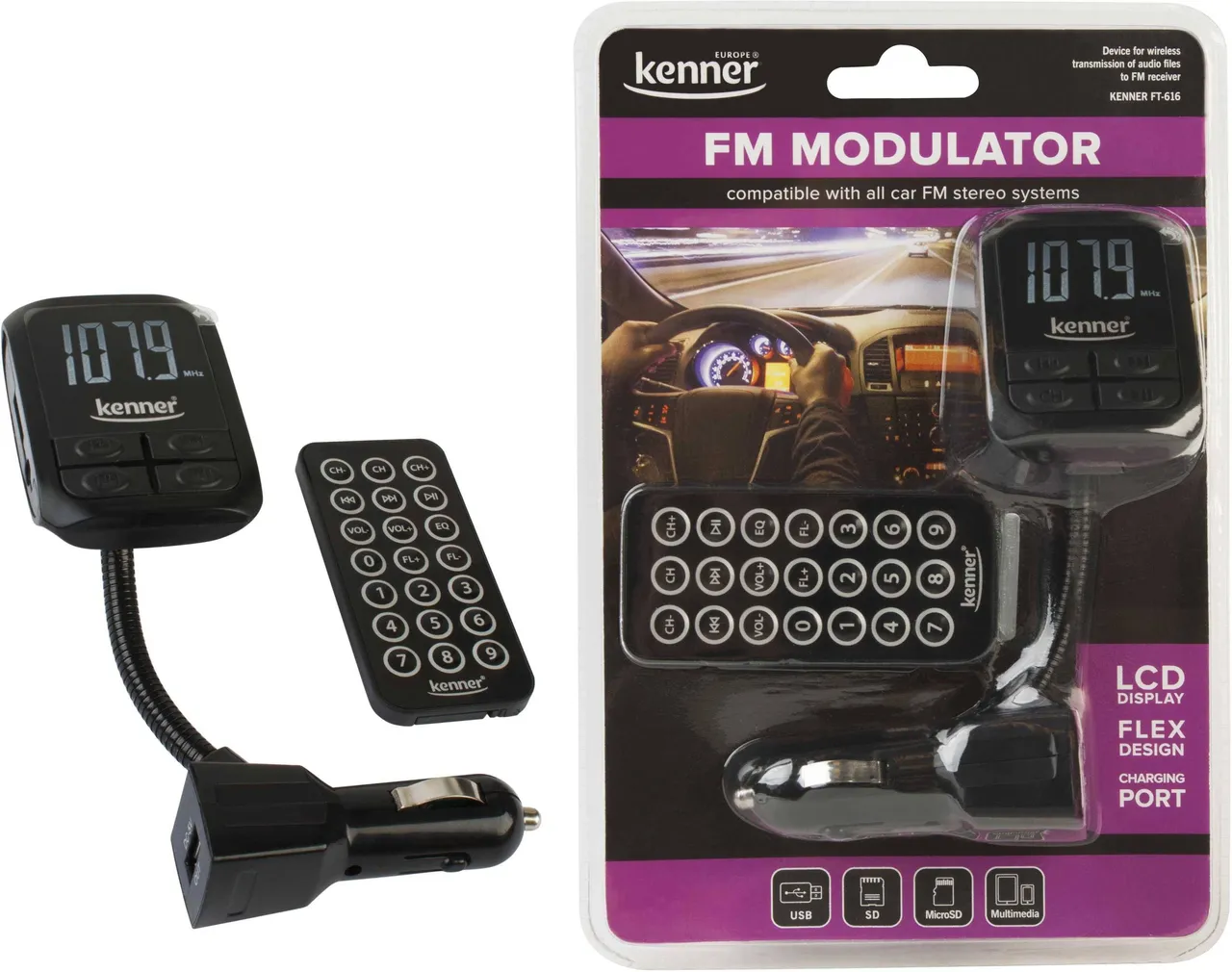 FM-TRANSMITTER KENNER KFT616