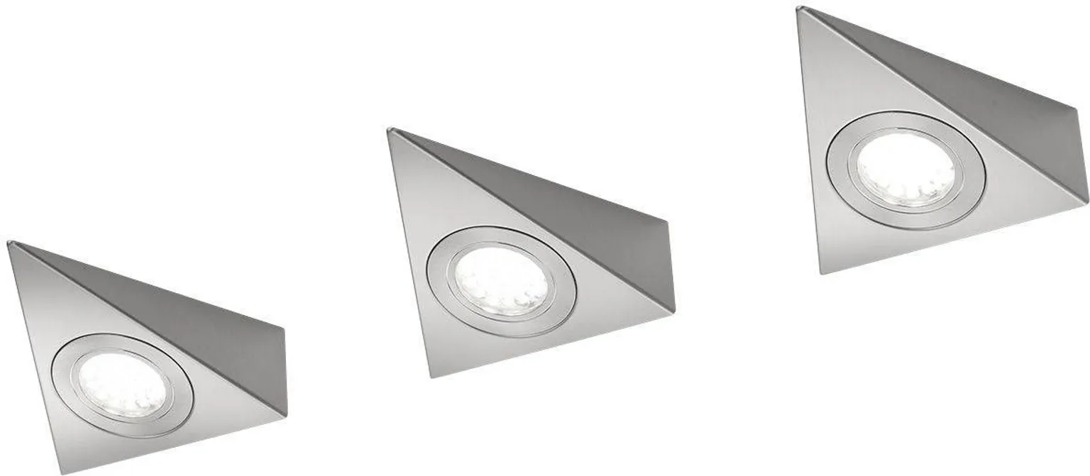 VALGUSTI TRIO LED 3X3W 3OSA MATT NIKKEL A+ 3X200LM 3000