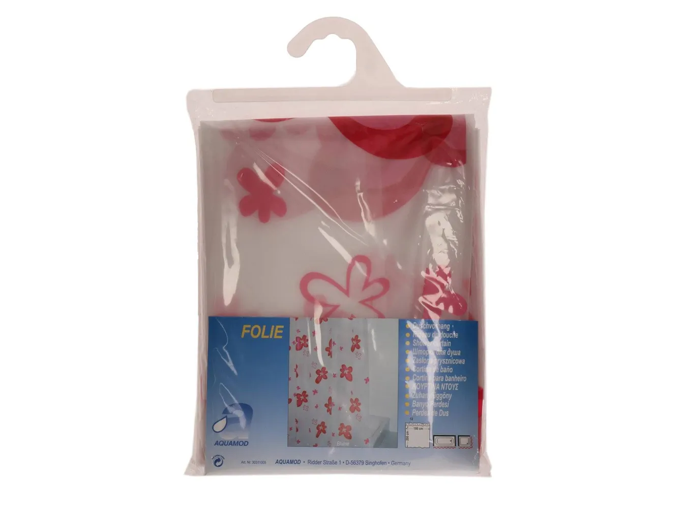 DUŠIKARDIN 180X200CM AQUAMOD 303110 BLUME PEVA