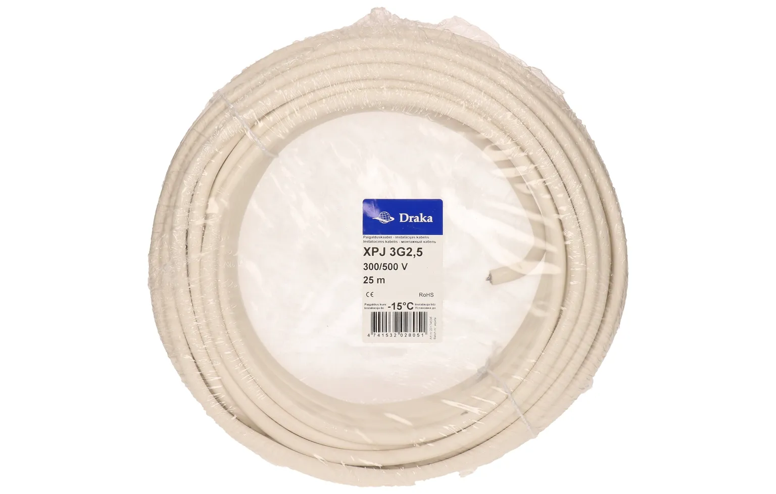 KAABEL XPJ 500V 3G2,5 R25