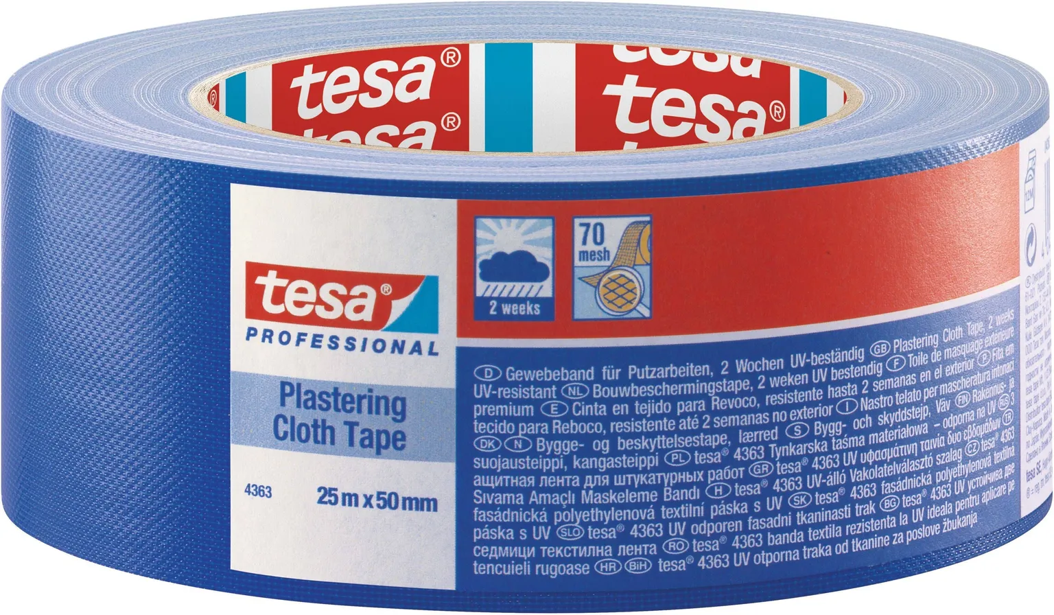 EHITUSTEIP TEKSTIILALUSEL TESA 25MX50MM