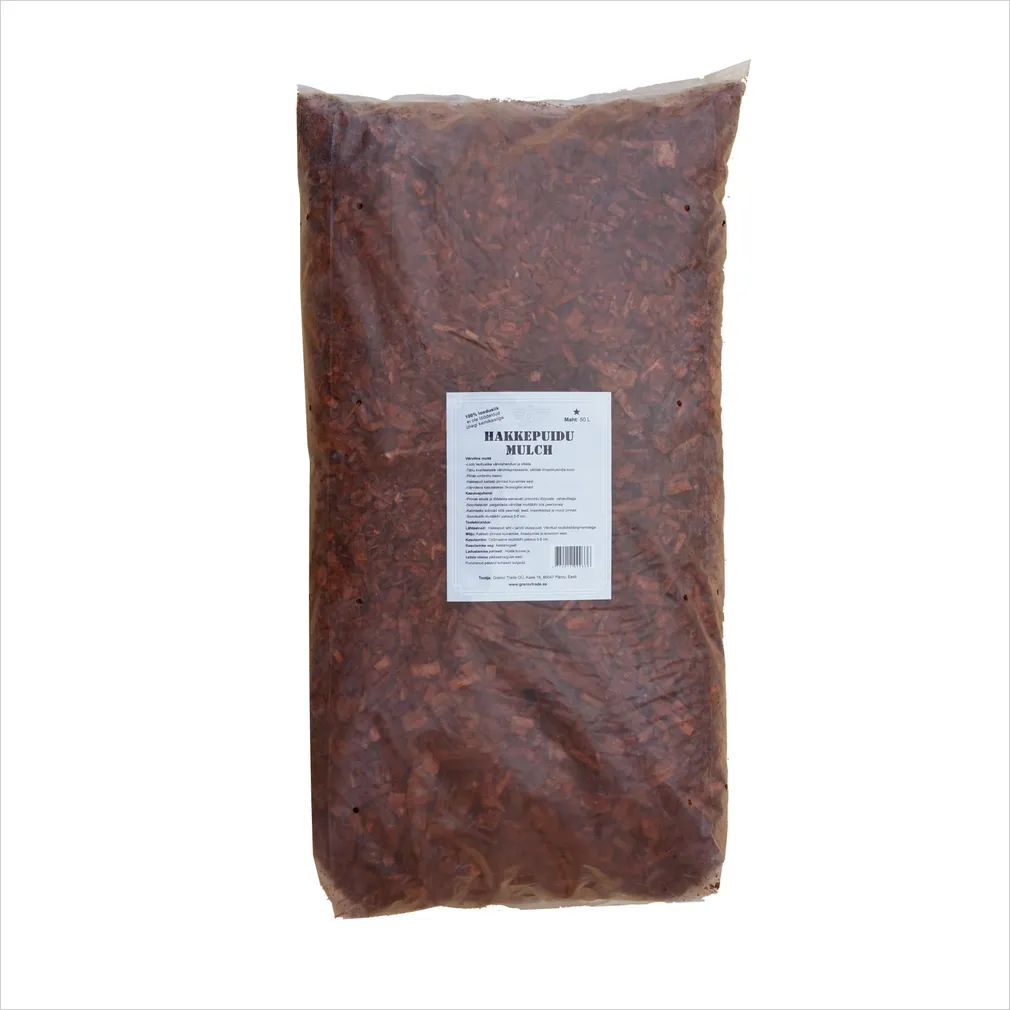 HAKKEPUIDU MULTŠ VÄRVITUD PUNANE 50L