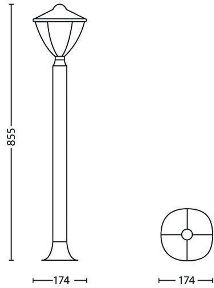 FASSAADIVALGUSTI PHILIPS ROBIN VALGE 4,5W LED 430LM IP44