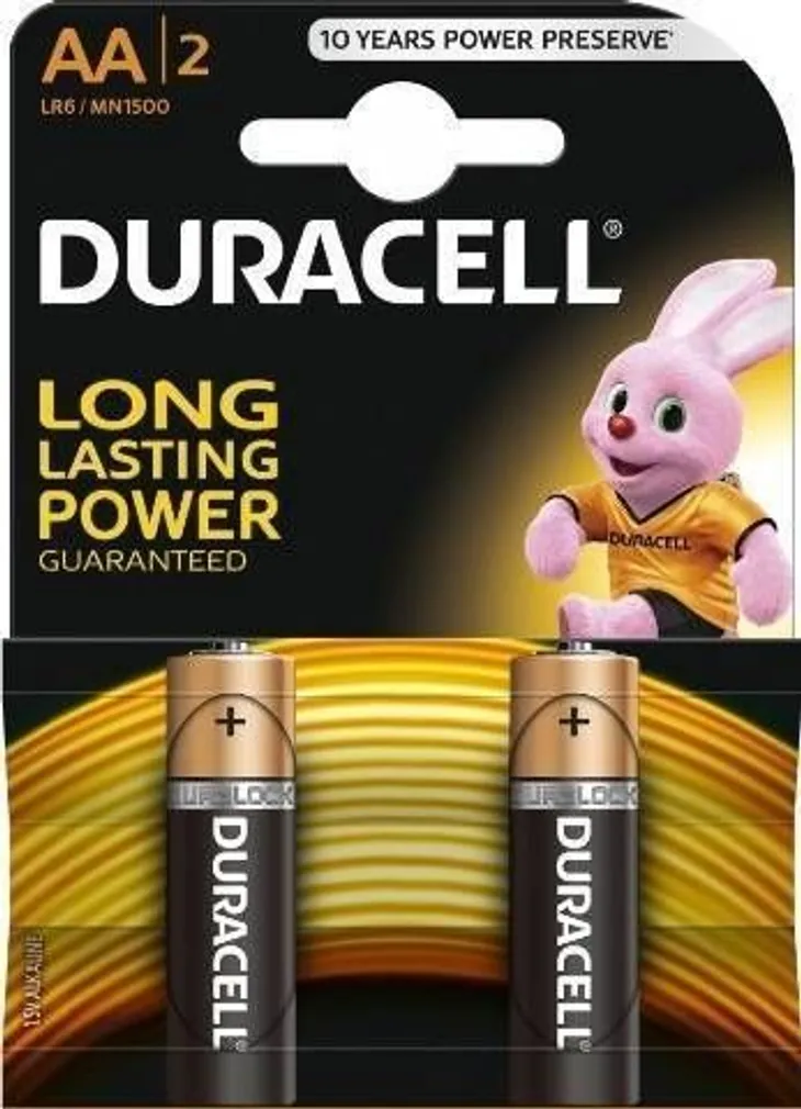 PATAREI DURACELL BASIC MN1500 AA 2-PAKK