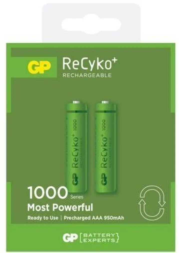 AKUPATAREI GP AAA 1000MAH 2-PAKK