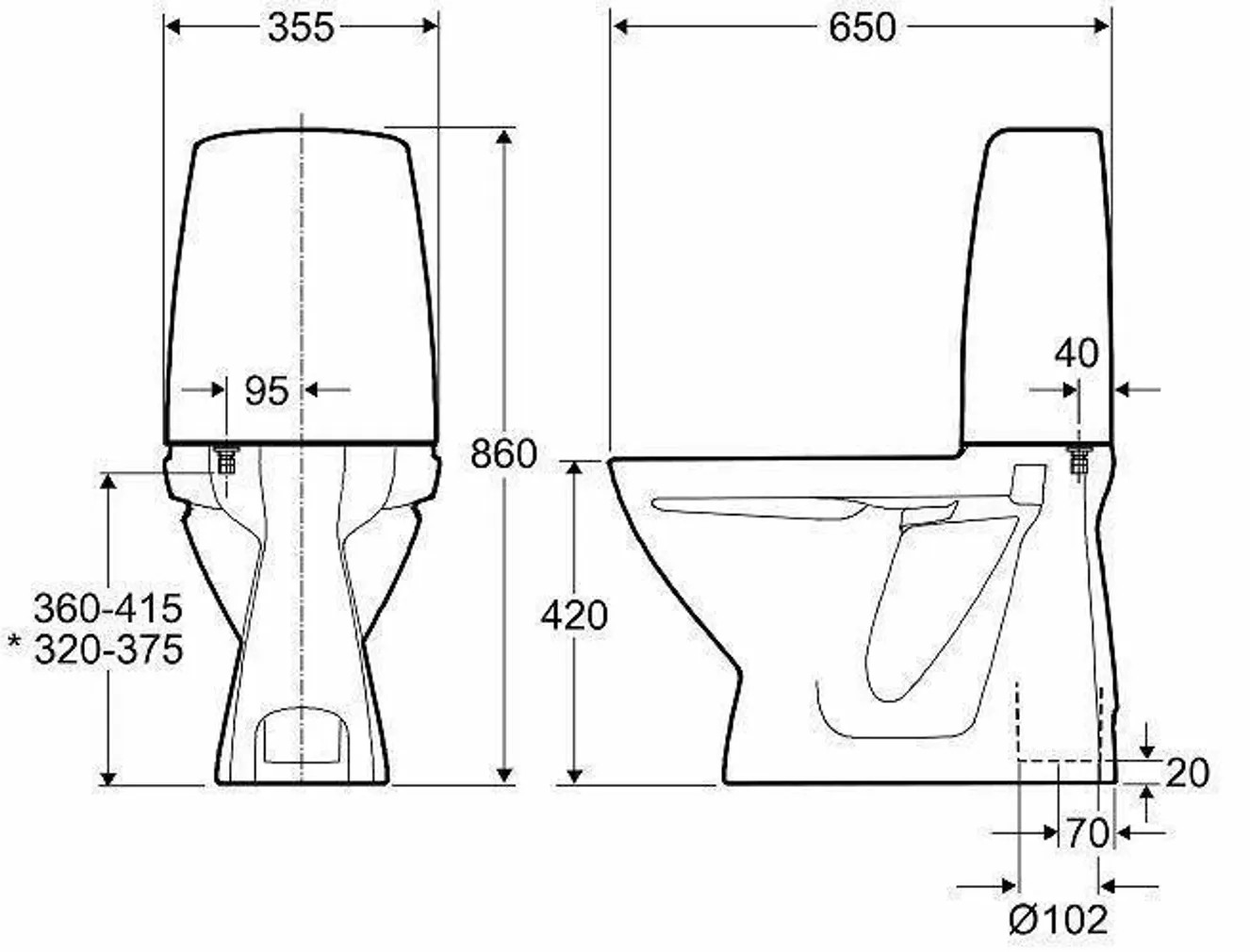 WC-POTT IFÖ SIGN 6860 ALLAJOOKS