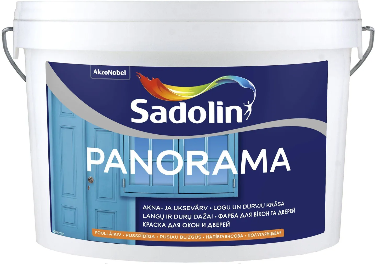 UKSE- JA AKNAVÄRV SADOLIN PANORAMA 2,5L VALGE POOLLÄIKIV