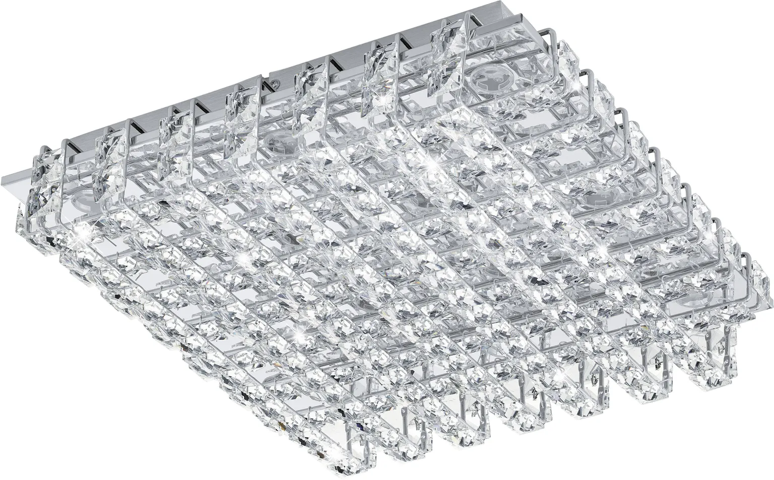 LAELAMP LONZASO KRISTALL KROOM 12X3,3W 4440LM LED EGLO