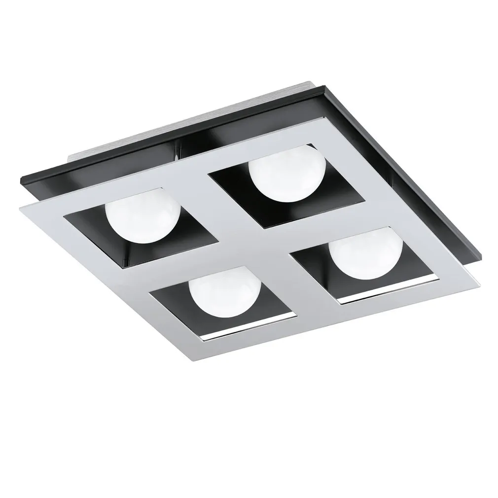 LAELAMP BELLAMONTE NIKKEL VALGE 4X3,3W LED EGLO