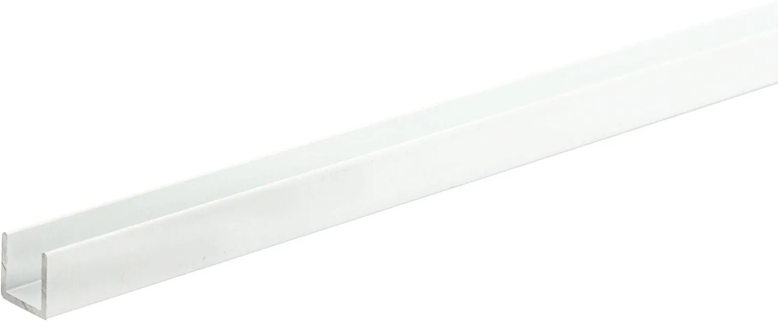 ALUMIINIUM U-PROFIIL ARCANSAS VALGE 1000X8X8X1MM