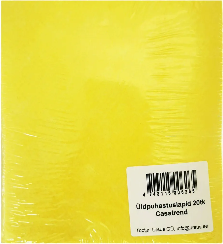 ÜLDPUHASTUSLAPID CASATREND 20TK PAKIS