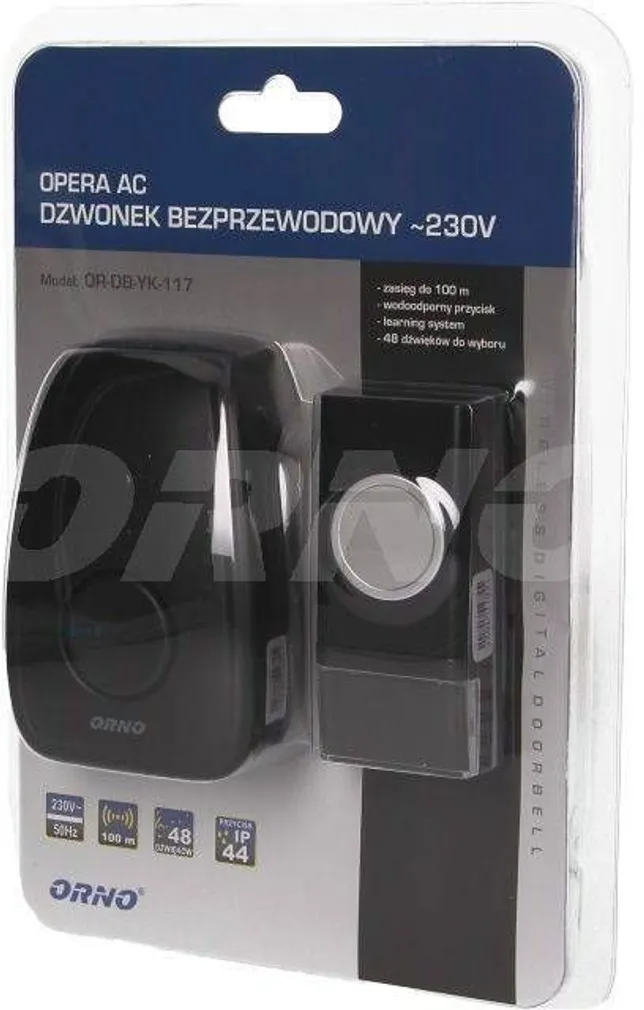 UKSEKELL JUHTMEVABA OPERA 230V KUNI 100M NUPP IP44 48 MELOODIAT ORNO