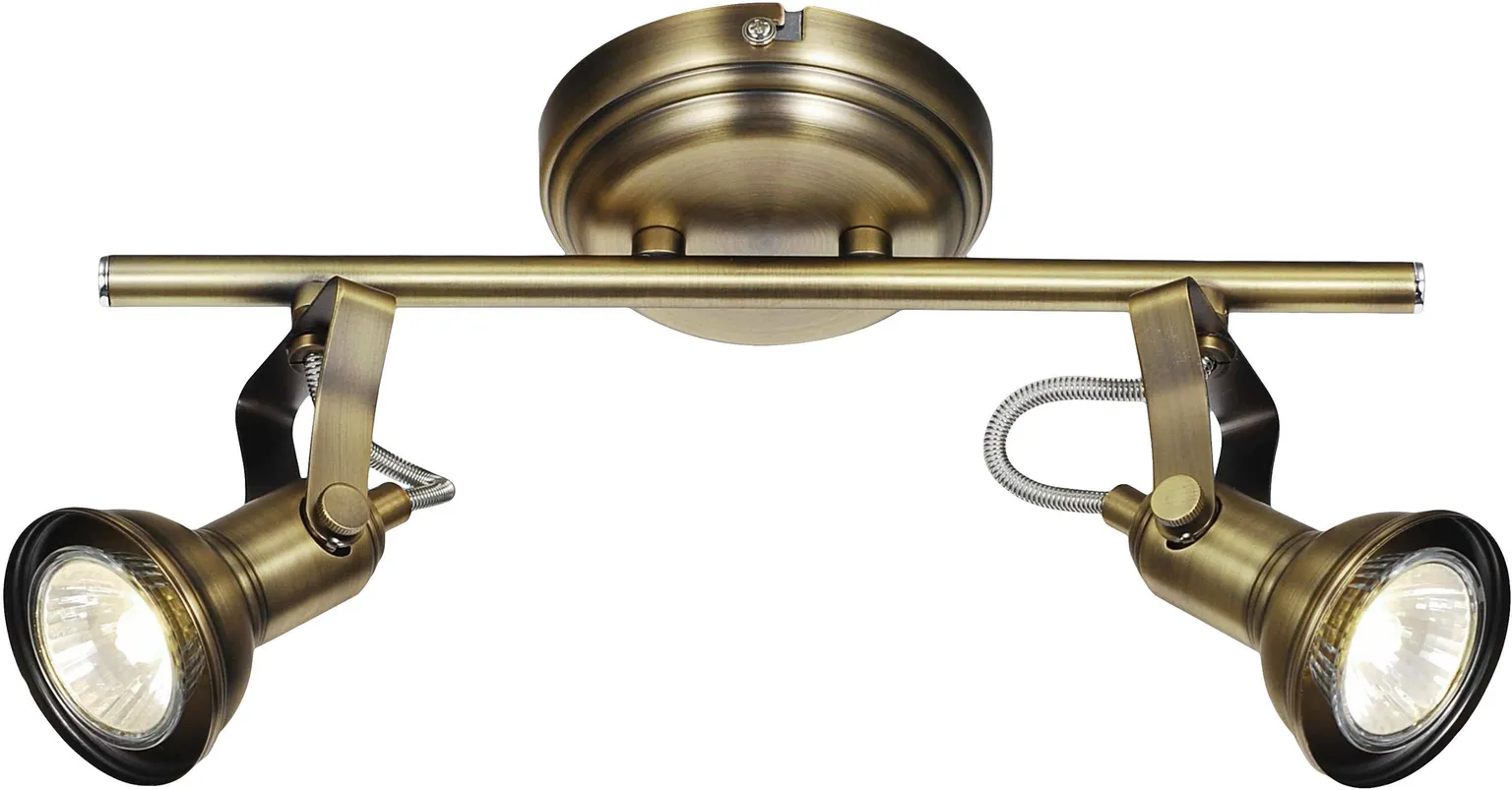 KOHTVALGUSTI BRERA 2P MESSING 2X50W GU10 VALGUSALLIKATA