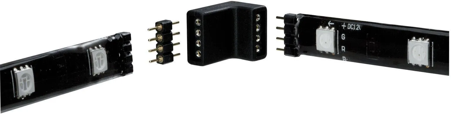 RIBAVALGUSTI LED NURGAJÄTK MUST / VALGE YOURLED