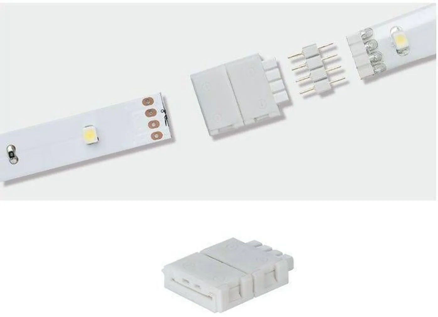 RIBAVALGUSTI JÄTKULIIDE ECO CLIP - YOURLED 2TK VALGE