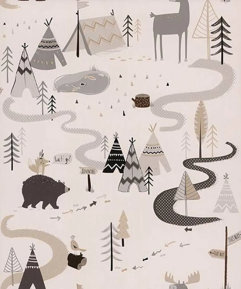 TAPEET KIDS&TEENS II 292404 0,53X10,05M LAAGER BEEŽ