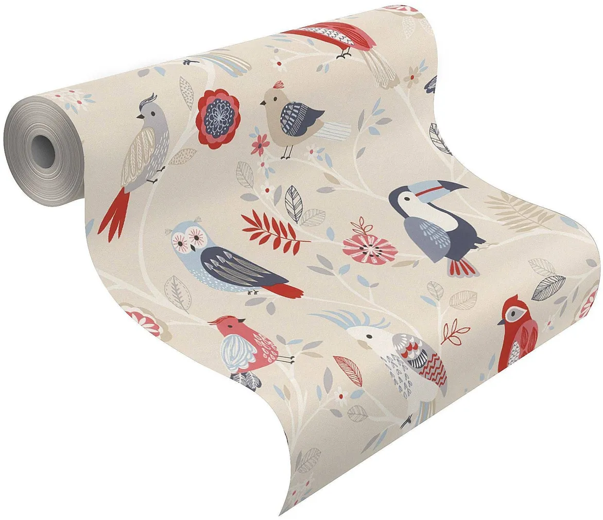 TAPEET KIDS&TEENS II 293005 0,53X10,05M LINNUD BEEŽ