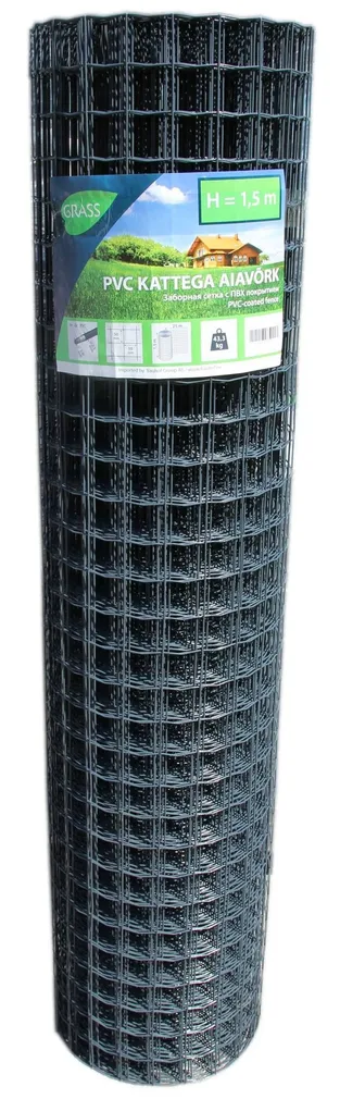 AIAVÕRK 50X50 2,5MM PVC H1500 25M/RL TUMEHALL