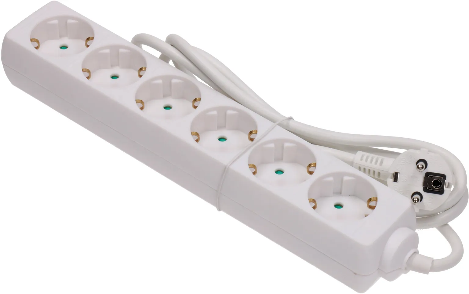 PIKENDUSJUHE 1,4M 6 PESA 3G1,0MM² LK VALGE CLINT