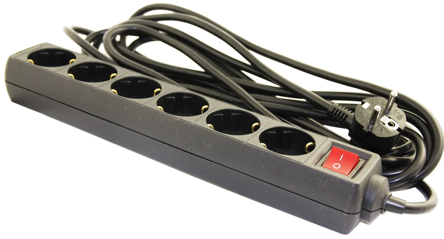 PIKENDUSJUHE 5M 6 PESA 3G1,5MM² LÜLITI LK MUST CLINT