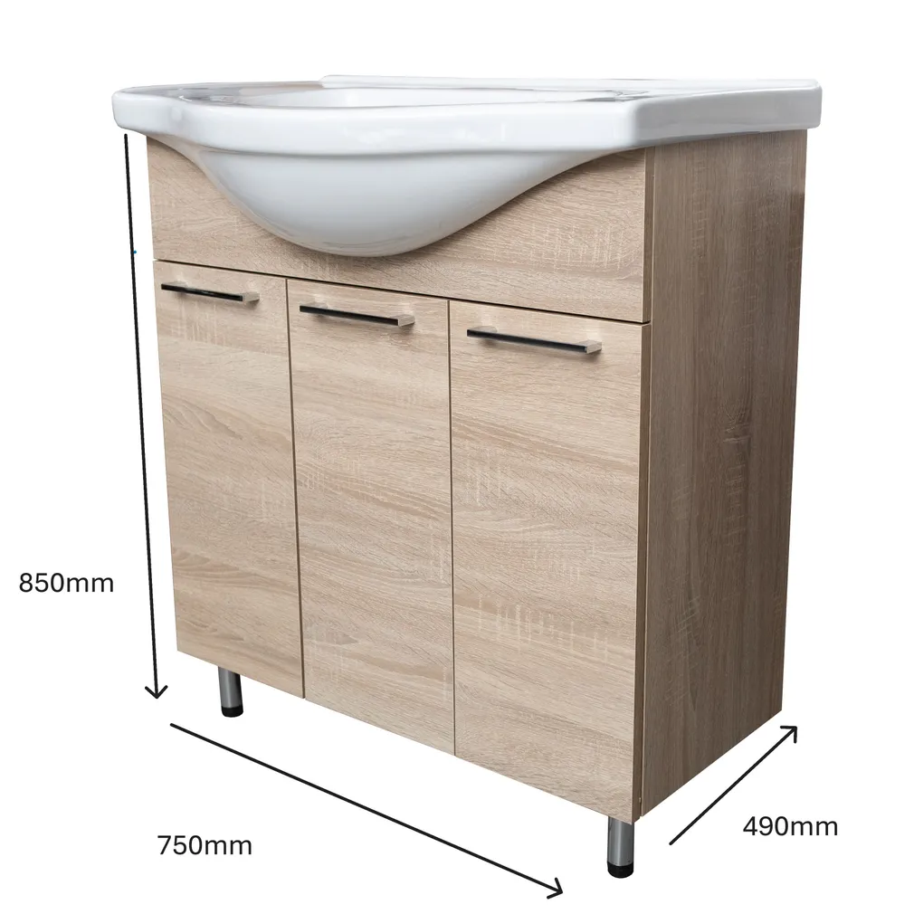 VALAMUKAPP AQUALINE PREMIUM VALAMUGA 75,5X49X81CM HELE TAMM