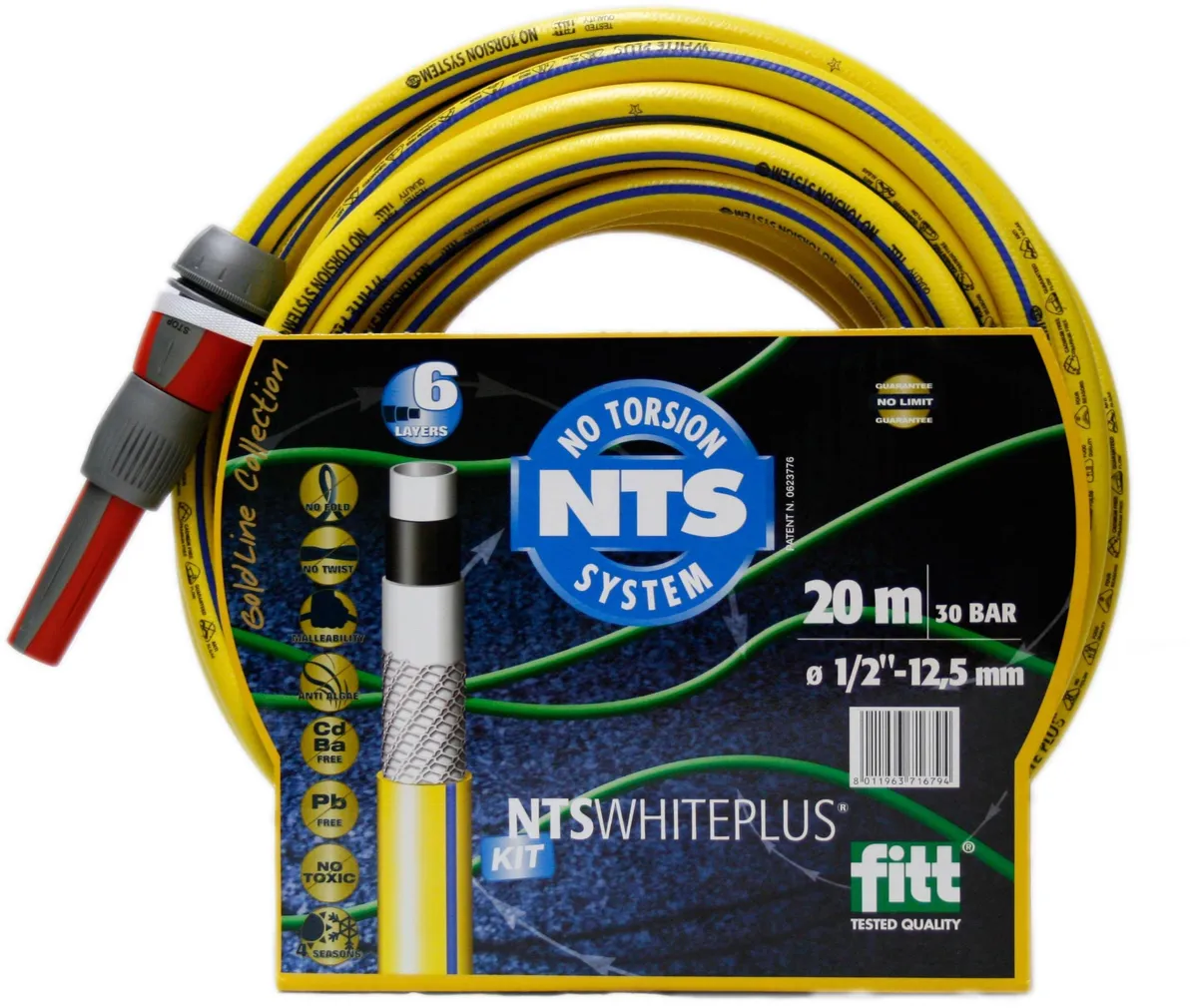 KASTMISVOOLIKU KOMPLEKT WHITE PLUS 1/2" KIT 20M