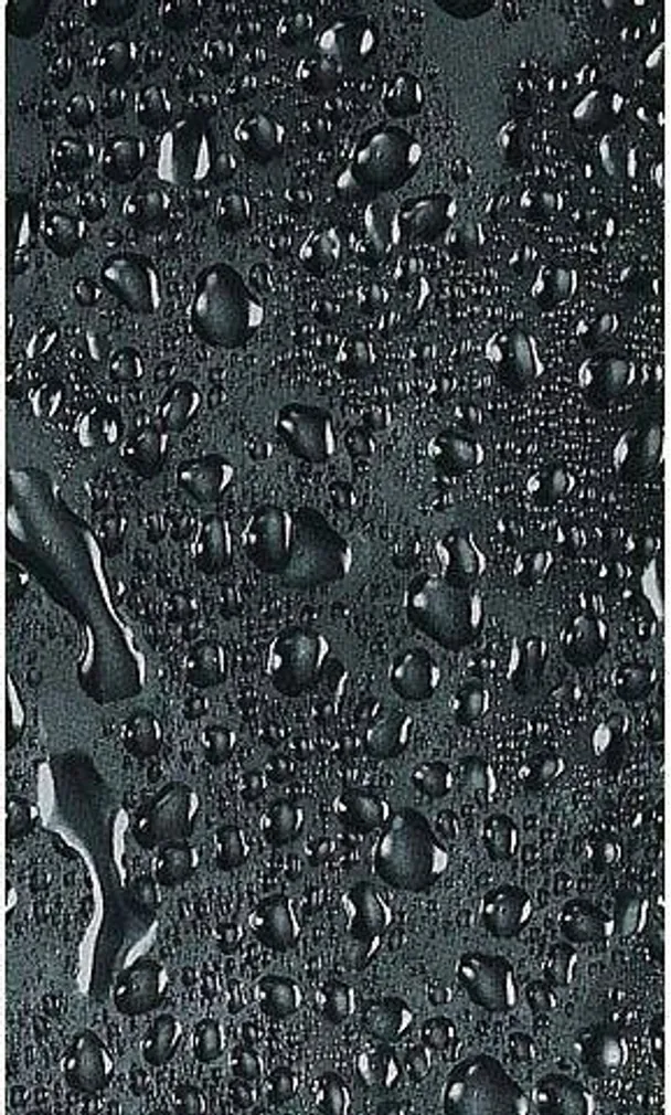 DUŠIKARDIN DUSCHY VEEPIISK 627-87 180X200CM MUST POLÜESTER