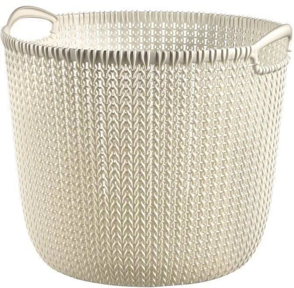 KORV ÜMAR KUDUM 30L 39,6X38,7X33,1CM VALGE PLASTIK