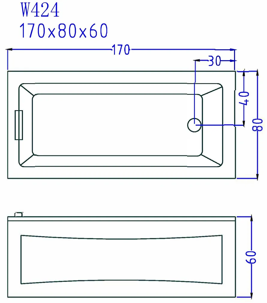 MASSAAŽIVANN W424 170X80X59CM SEGISTIGA