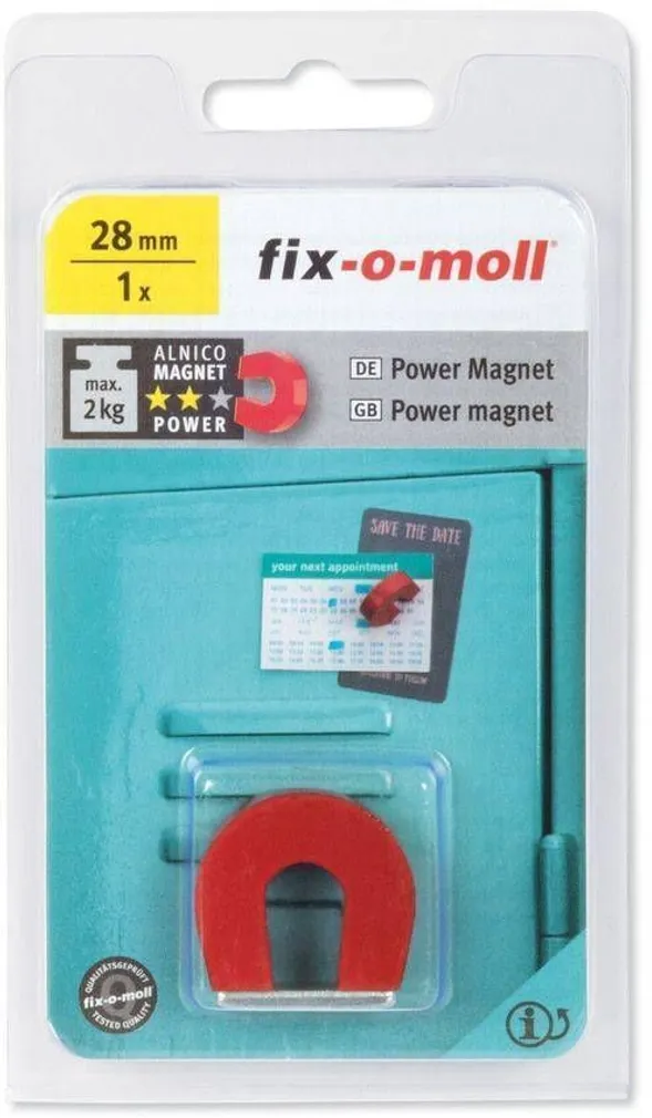 MAGNET HOBUSERAUD 28X28X8MM, MAX 2KG