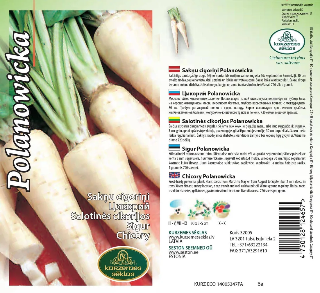 KÖÖGIVILJASEEMNED KURZEMES SEKLAS SIGUR POLANOWICKA 1G
