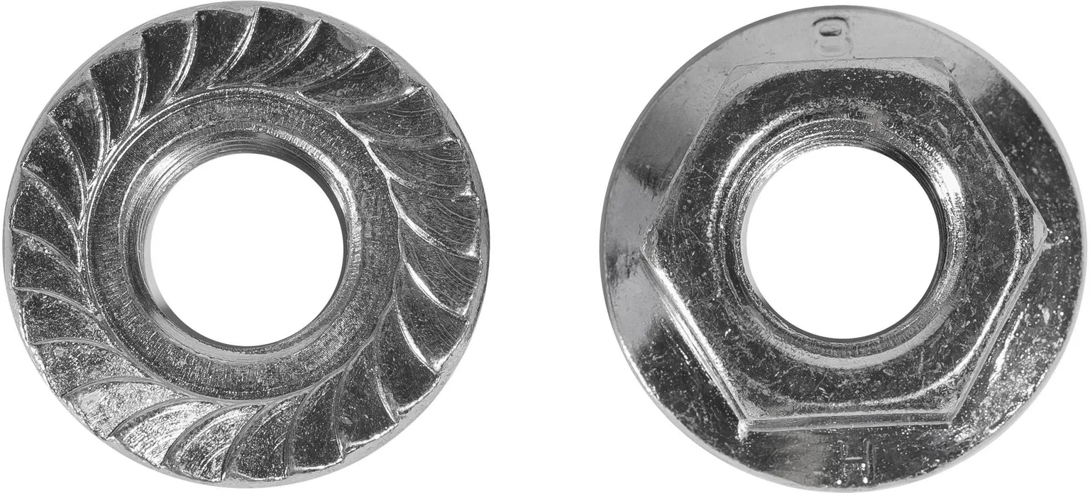 MUTTER KRAEGA M10 RIHVELDATUD ZN DIN6923 8TK