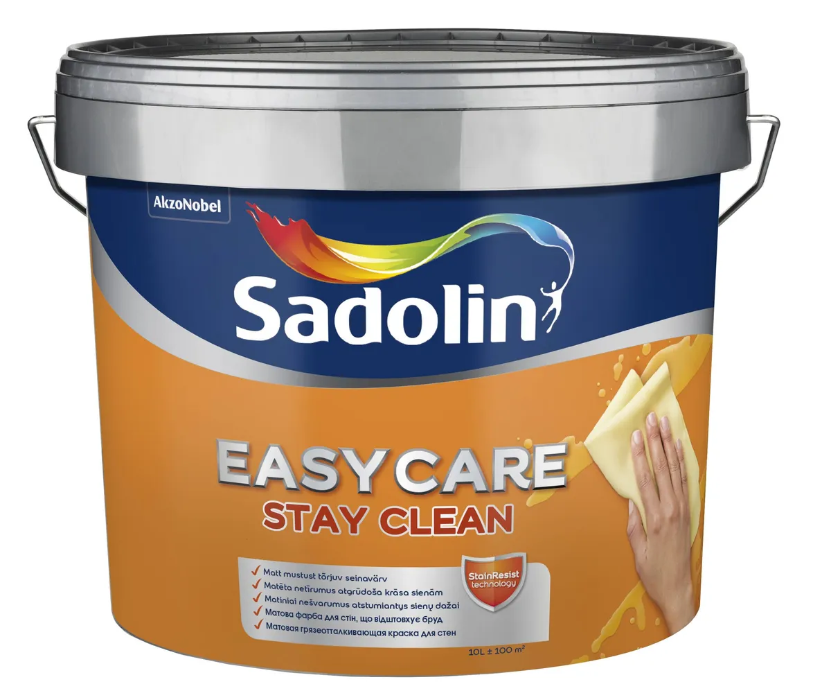 SEINAVÄRV SADOLIN EASYCARE 10L VALGE MATT