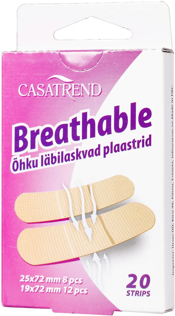 PLAASTRID CASATREND ÕHKU LÄBILASKVAD 20TK PAKIS